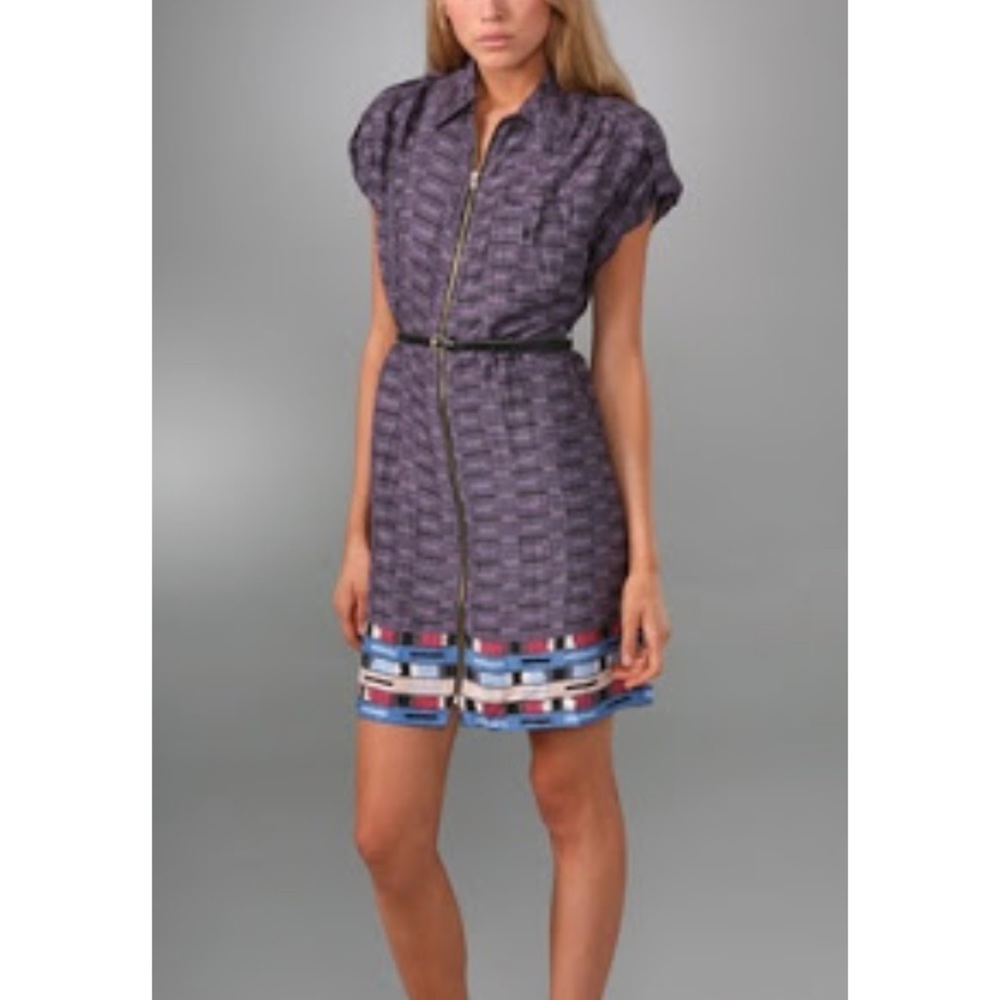 Charlotte Ronson Silk Shirt-dress